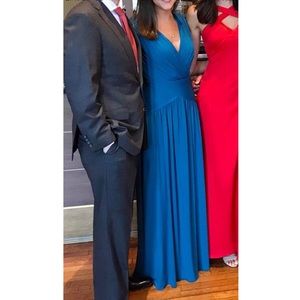 BCBG Blue Gown. size XXS, fits like a size 0.